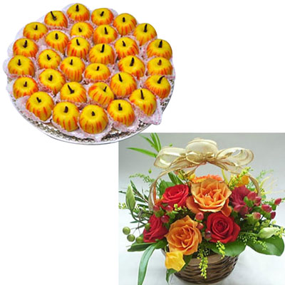 "Cashew Apple - 1kg  , Flower basket - Click here to View more details about this Product
